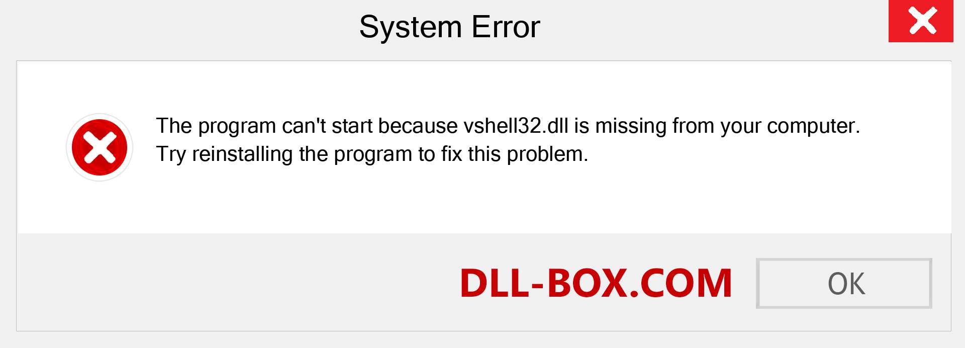  vshell32.dll file is missing?. Download for Windows 7, 8, 10 - Fix  vshell32 dll Missing Error on Windows, photos, images